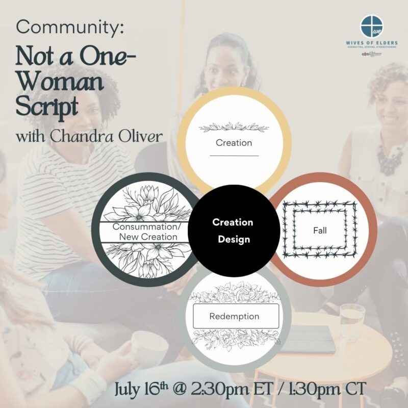 Community: Not a One-Woman Script – Women.pcacdm.org